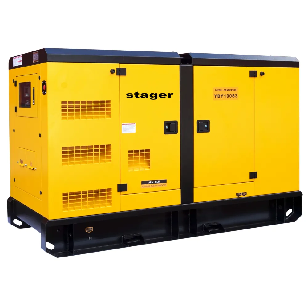 Stager YDY100S3 Generator insonorizat diesel trifazat 91kVA 131A 1500rpm Stager - 1