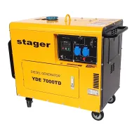 Stager YDE7000TD Generator insonorizat diesel monofazat 5kW 18A 3000rpm Stager - 1