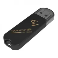 Stick memorie TeamGroup C183 64GB, USB 3.1, Black Team group - 1