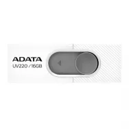 Stick Memorie AData UV220 16GB, USB 2.0, White-Gray A-data - 1