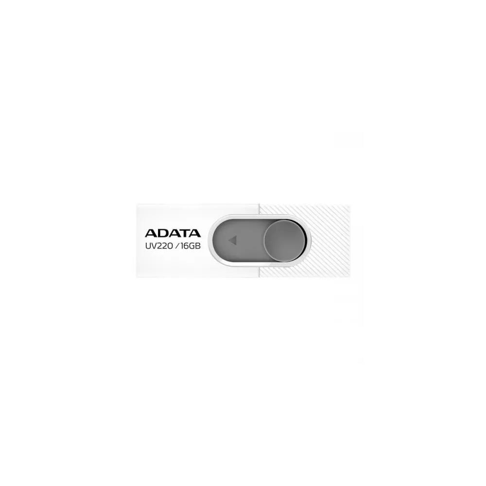 Stick Memorie AData UV220 16GB, USB 2.0, White-Gray A-data - 1