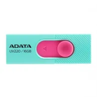 Stick Memorie AData UV220 16GB, USB 2.0, Pink-Turquoise blue A-data - 1