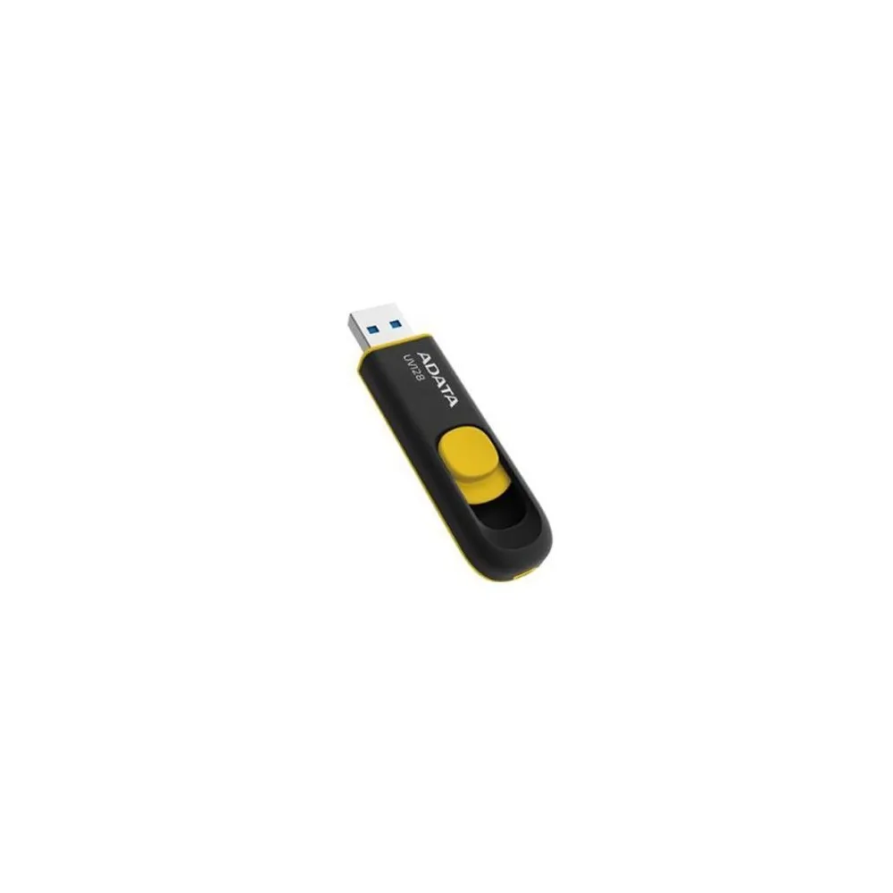 Stick Memorie A-Data UV128 64GB, USB3.1, Black-Yellow A-data - 1