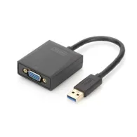 Adaptor ASSMANN, USB 3.0 - VGA, Black Digitus - 1