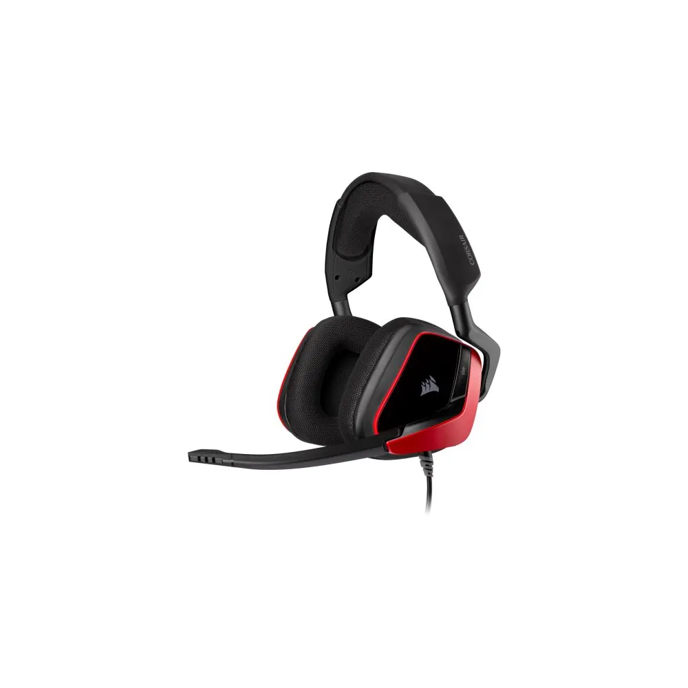 Casti cu microfon Corsair Void Elite 7.1, Black-Red Corsair - 1