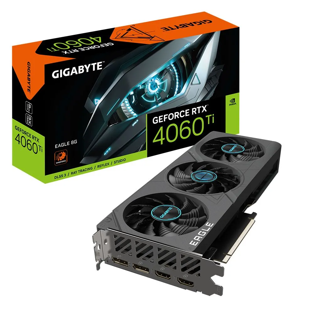 Gigabyte GeForce RTX 4060 Ti EAGLE 8G NVIDIA 8 Giga Bites GDDR6
