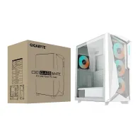 Gigabyte C301 GLASS WHITE carcase PC Midi Tower Alb