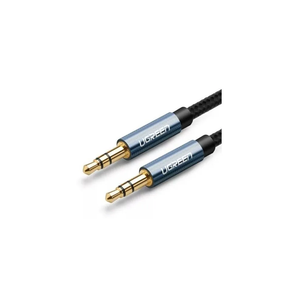 Cablu audio Ugreen AV112, 3.5mm jack - 3.5mm jack, 1.5m, Black-Blue