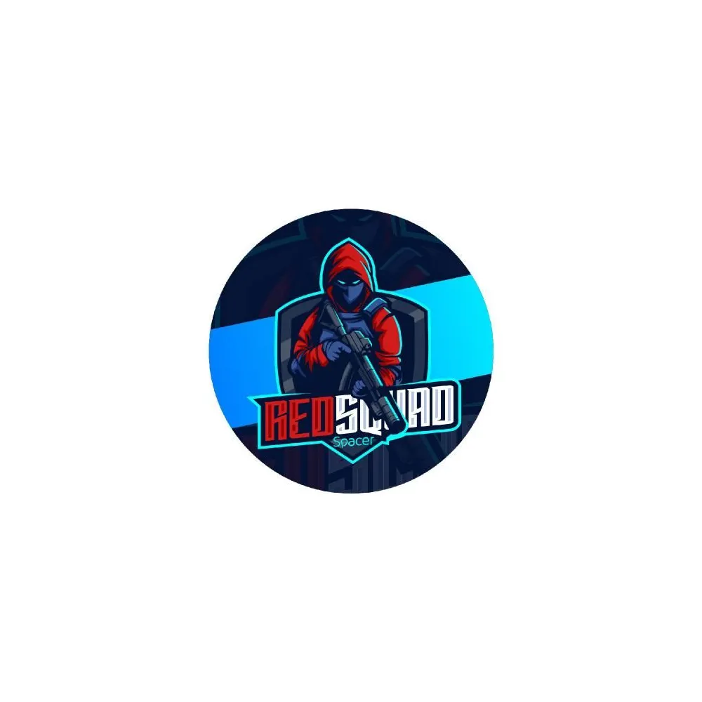 Covor scaun Spacer, 1200mm, model redsquad, blue