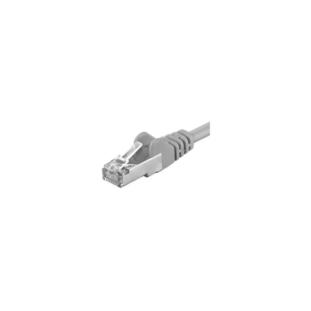 Patchcord Emtex, Cat.6A, SFTP, 3m, gri