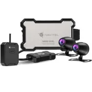 Camera video auto M800 DUAL GPS, Full HD, Silver-Black