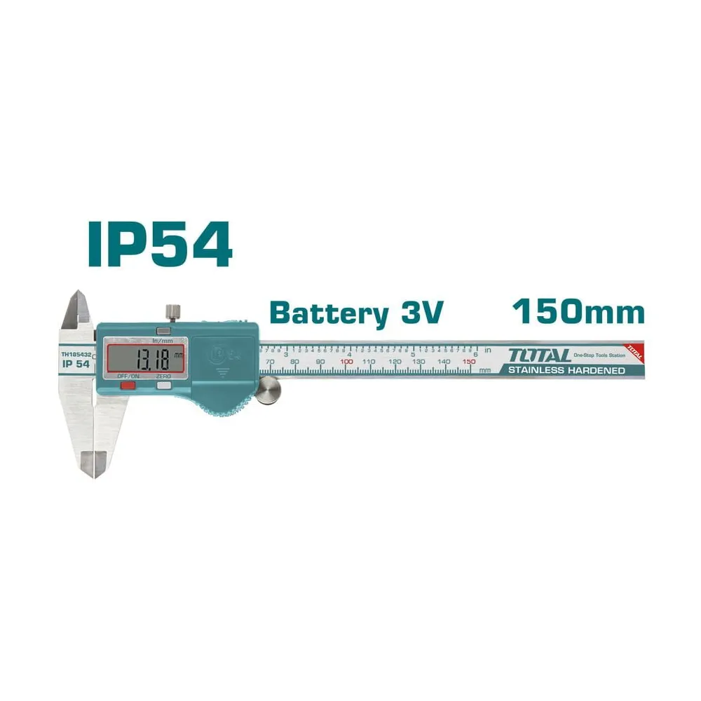 Total - subler digital - 0-150mm