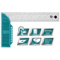 Total - echer din otel inoxidabil - 300mm