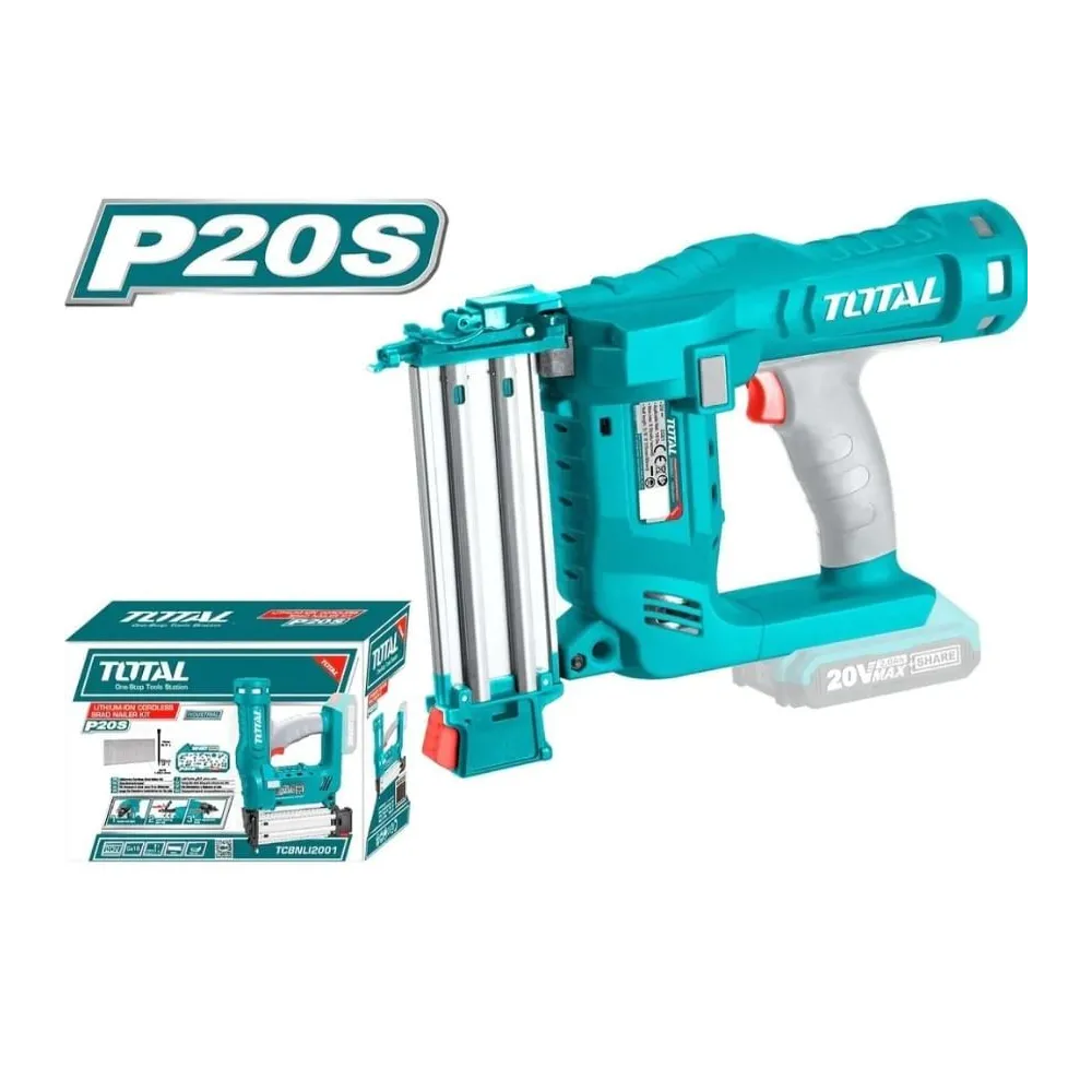 Total - pistol cuie - 20v (industrial) nu include acumulator