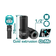 Total - cheie tubulara de impact - 27x78mm