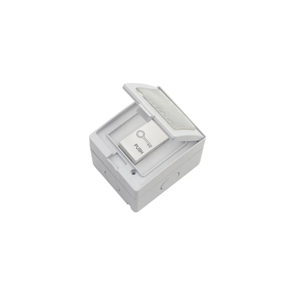 Buton de iesire NO/NC, Csaccess CSB-2D, aplicabil, IP55, alb