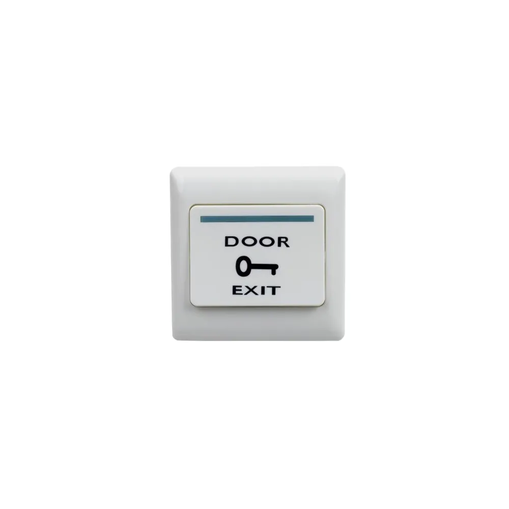 Buton de iesire incastrabil Csaccess CSB-6D, alb