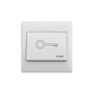 Buton de iesire incastrabil Csaccess CSB-61D, plastic, alb