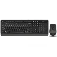 Kit Wireless A4Tech - Tastatura Fstyler FGK10, USB Wireless, Black + Mouse Optic FG10, USB Wireless, Black-Grey A4tech - 1