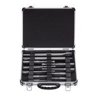 Bosch Set Mixt SDS Plus 9 burghie 1spitz 1 dalta cutie metal Bosch - 1