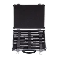 Bosch Set Mixt SDS Plus 9 burghie 1spitz 1 dalta cutie metal Bosch - 1