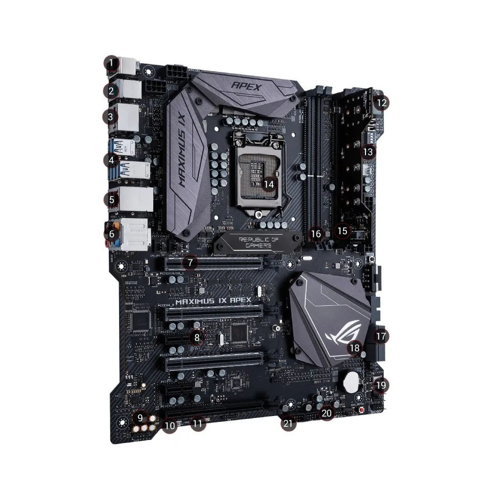 ASUS ROG MAXIMUS IX APEX Intel® Z270 ATX