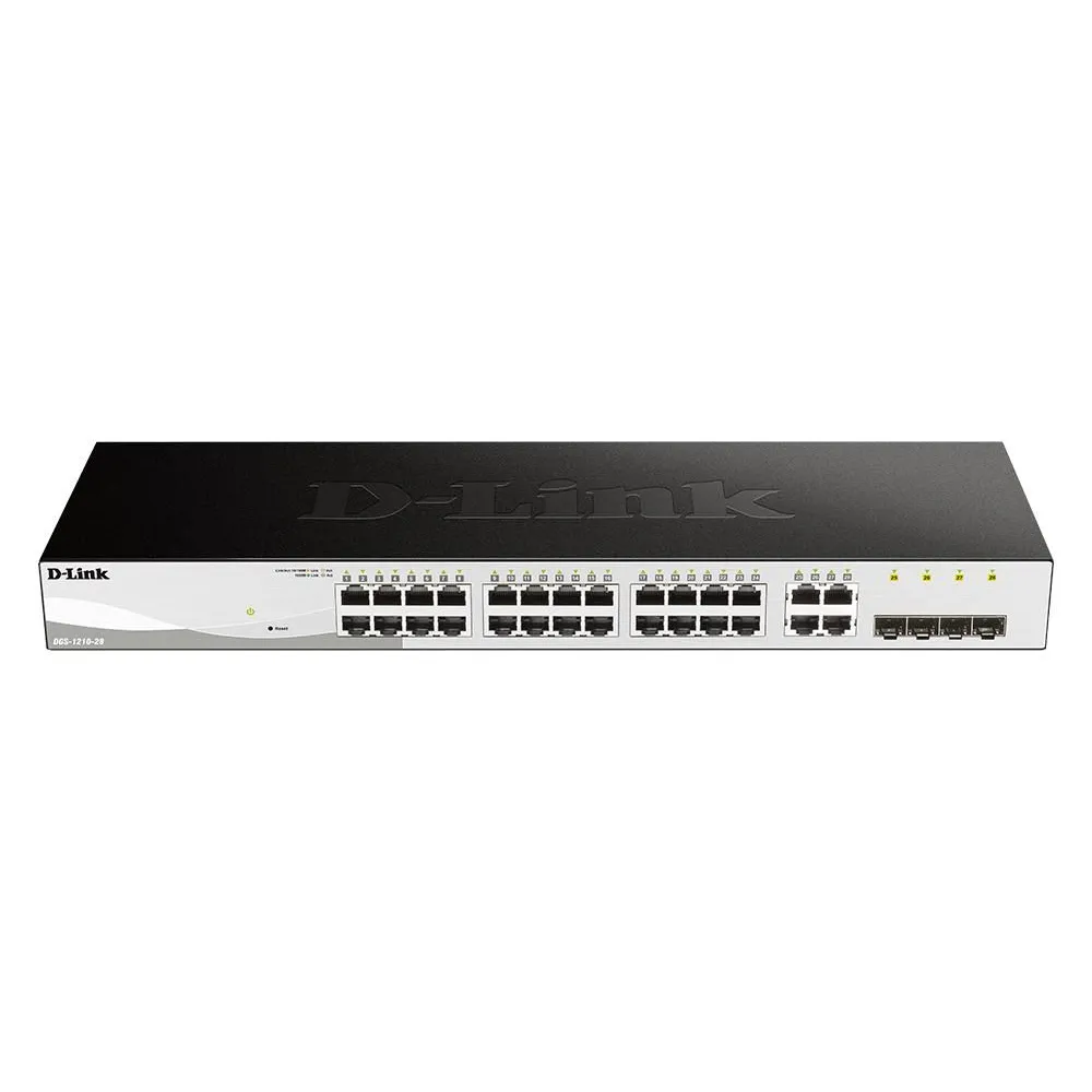 Net switch 24port 10/100/1000/sfp dgs-1210-28/e d-