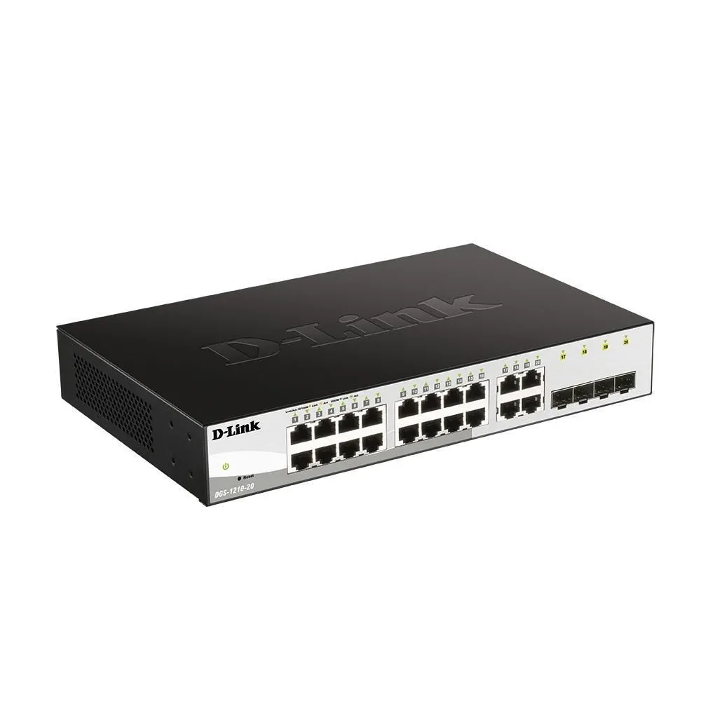 Net switch 16port 10/100/1000/4sfp dgs-1210-20/e d