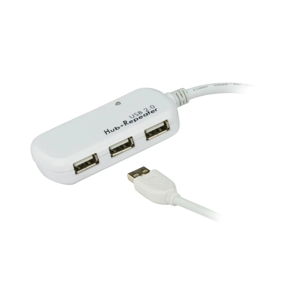 ATEN UE2120H hub-uri de interfață USB 2.0 480 Mbit s Alb