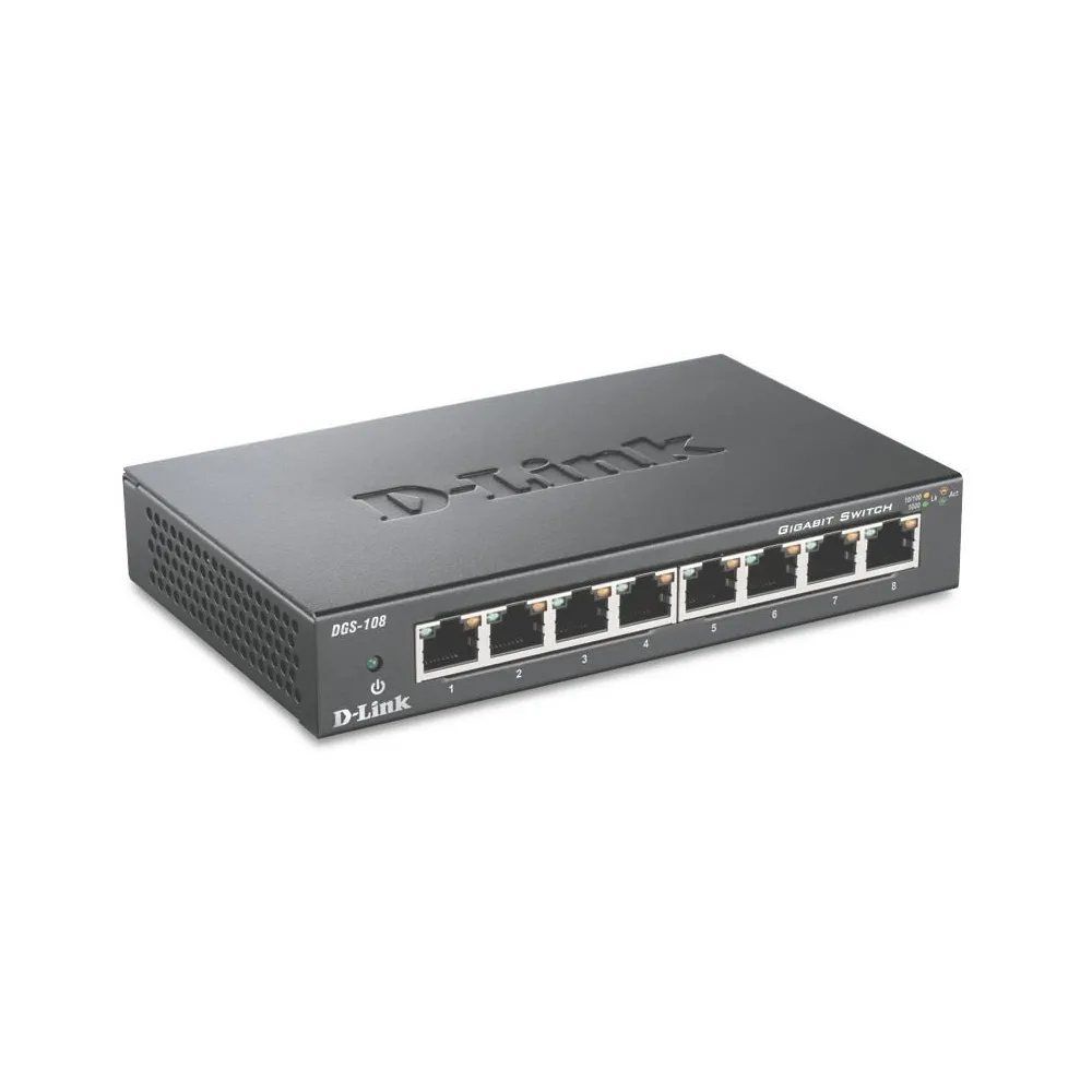 D-Link DGS-108 Negru