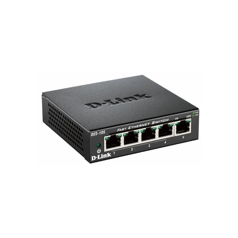 D-Link DES-105 Fara management L2 Negru