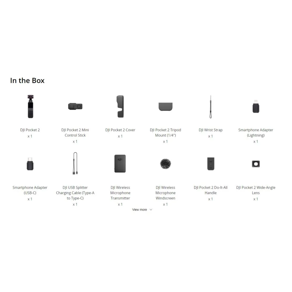 Kit creator camera video actiune dji osmo pocket 2