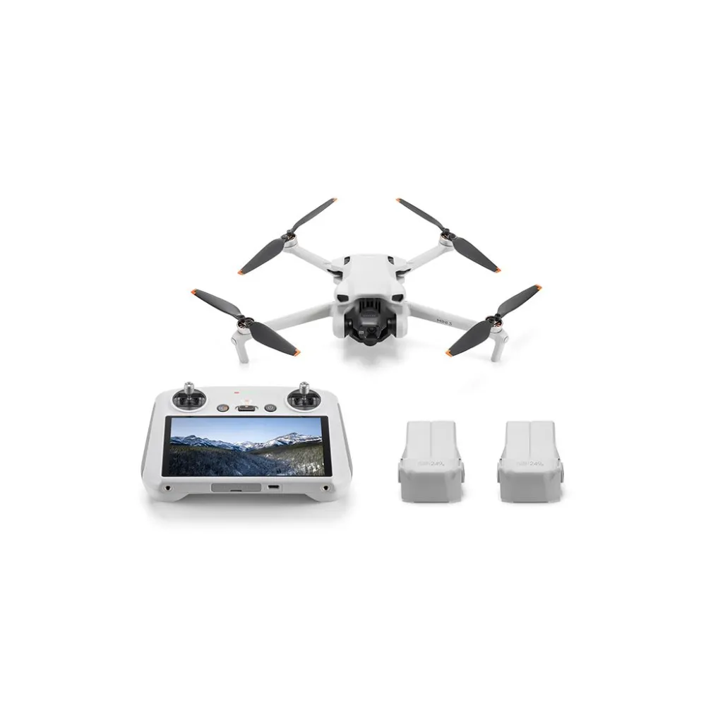 Kit drona dji mini 3 fmc+smart controller4k30 12mp