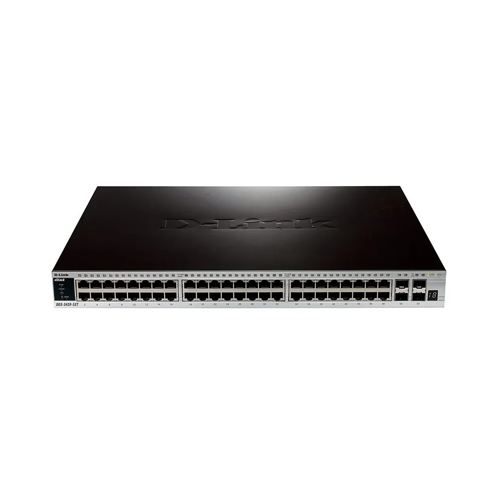 D-Link DGS-3420-52T switch-uri Gestionate L2 Negru