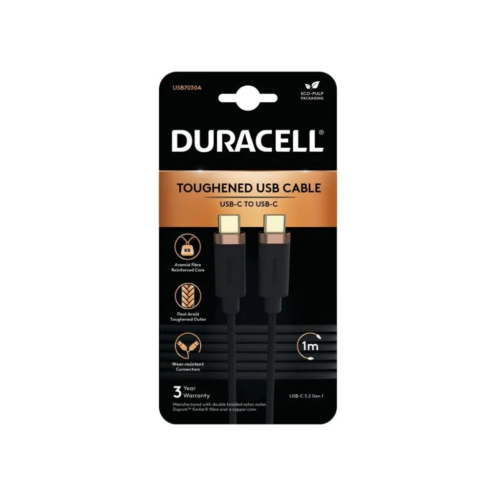 Duracell USB7030A cabluri USB Negru