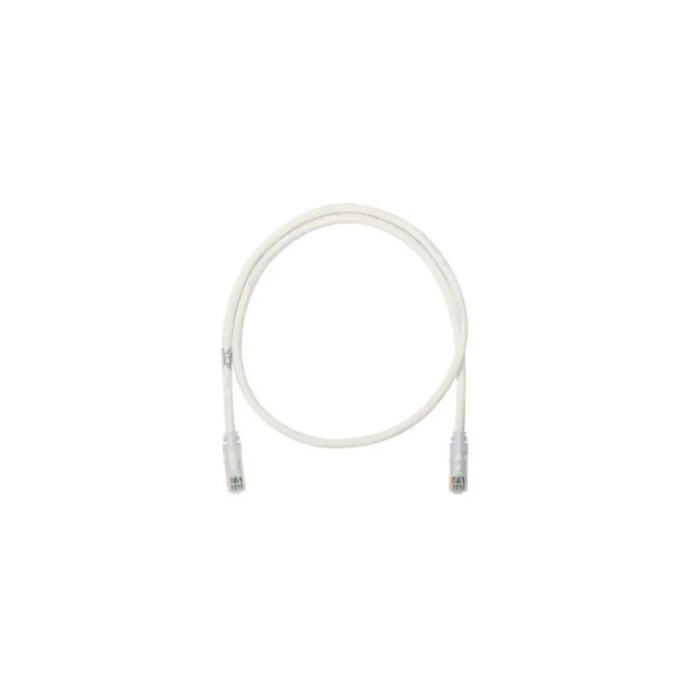 Patch Cord Panduit, Cat6, U/UTP, 1m, Off White