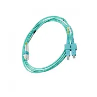 Patchcord Nexans LANmark LSZH, Duplex LC-SC, 5m, Aqua