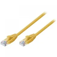 Patch Cord Lindy, U/UTP, Cat6, 1m, Yellow