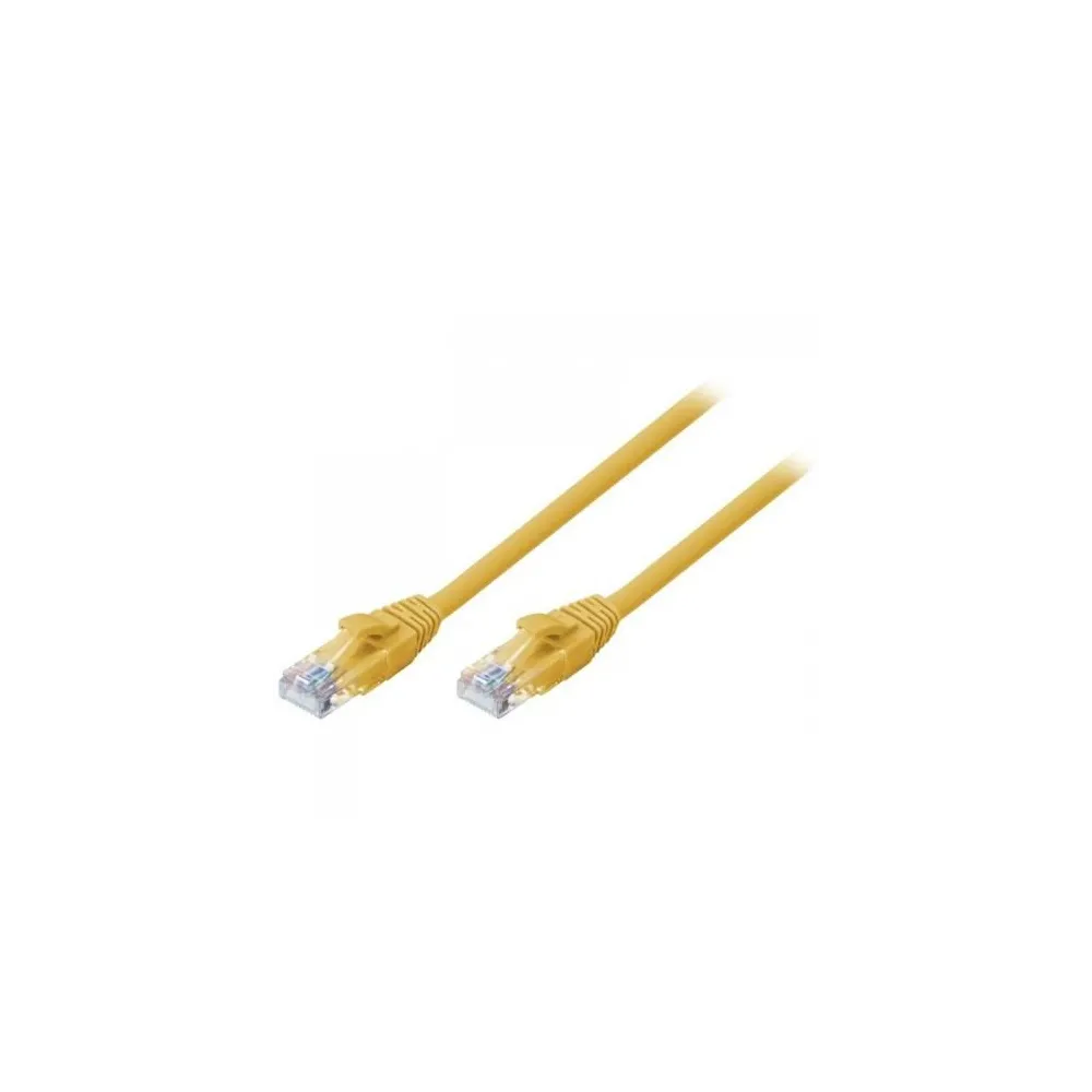 Patch Cord Lindy, U/UTP, Cat6, 1m, Yellow