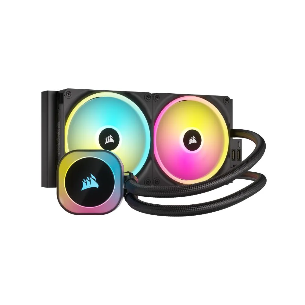 Icue link h115i rgb cooler aio 280 mm negru