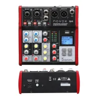 Mixer analogic 4 canale novox m4 mk2 bt mp3 /usb player integrat
