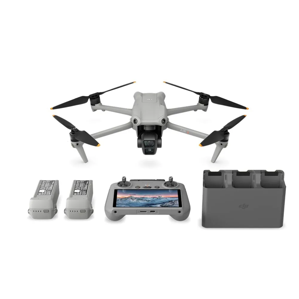 Kit drona dji air 3 fmc 4k/100+smart controller48m