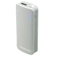 Acumulator extern Mediacom M-PBS52L, 5200mAh, indicator LED status incarcare, alb