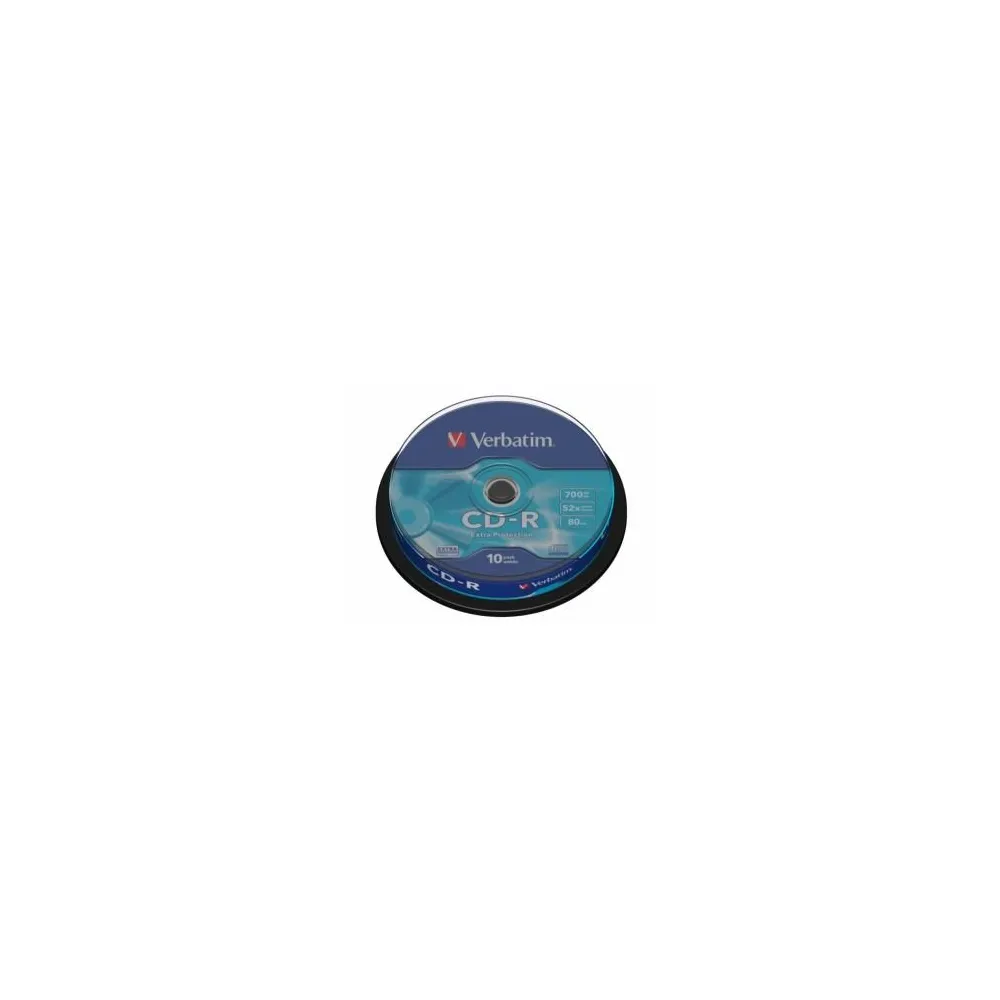 CD-R Verbatim Datalife, 52x, 700MB, 10buc, Spindle Extra Protection