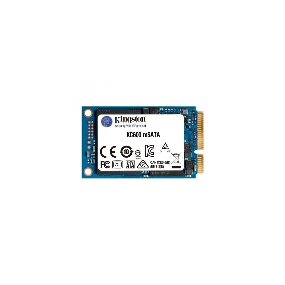 SSD Kingston KC600, 256GB, SATA 3, mSATA