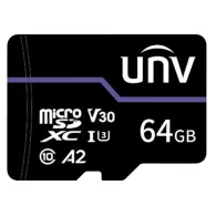 Card memorie 64gb purple card - unv tf-64g-t