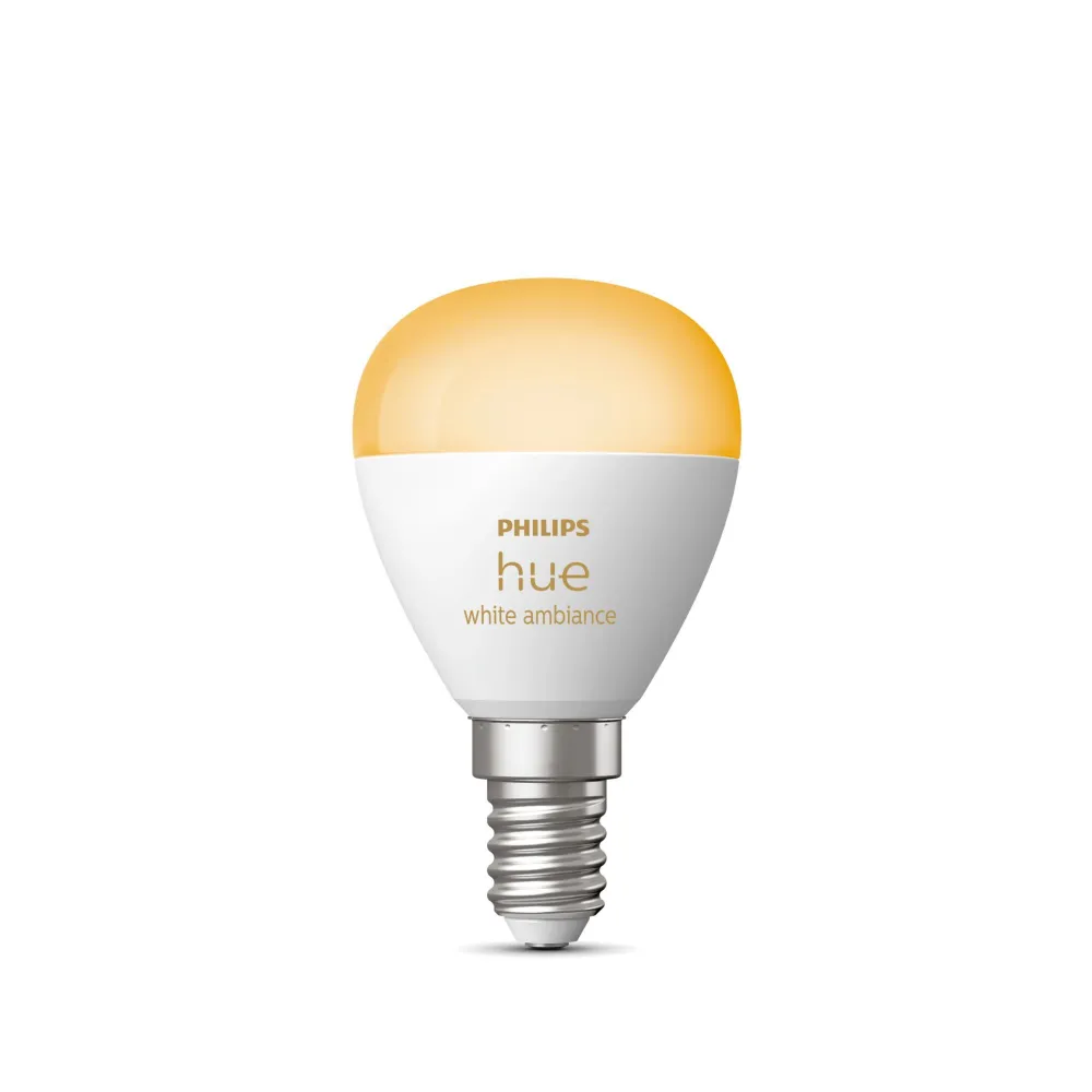 Philips Hue cu ambianță albă Lustră – bec inteligent E14