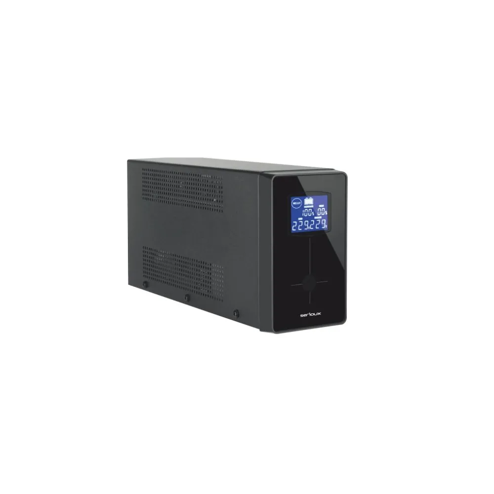 UPS Serioux LCD800LI, Line Interactive, 800VA/480W, ecran LCD, 2 Prize Schuko