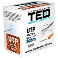 Cablu UTP cat.5e cupru integral rola 305ml TED Wire Expert TED002495 BBB