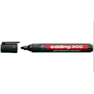 Marker permanent Edding 300, varf rotund, 1.5-3mm, negru